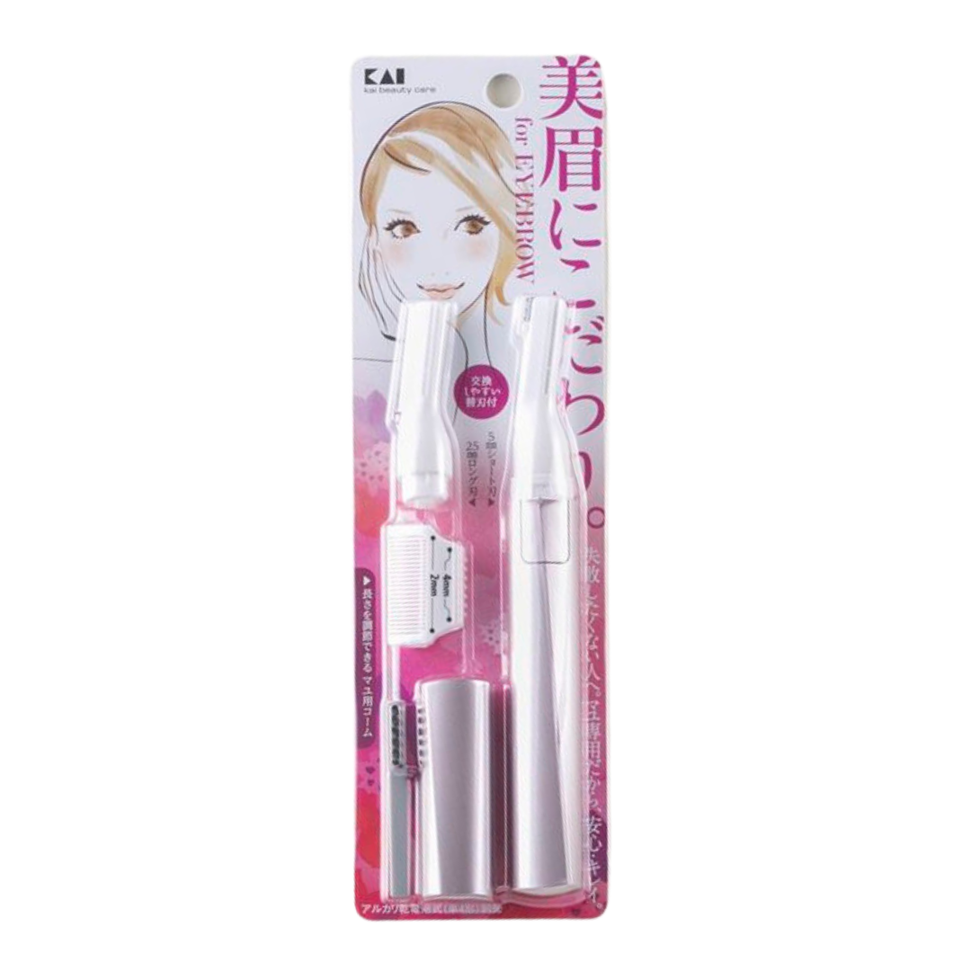 KAI Eyebrow Trimmer With Comb 1p