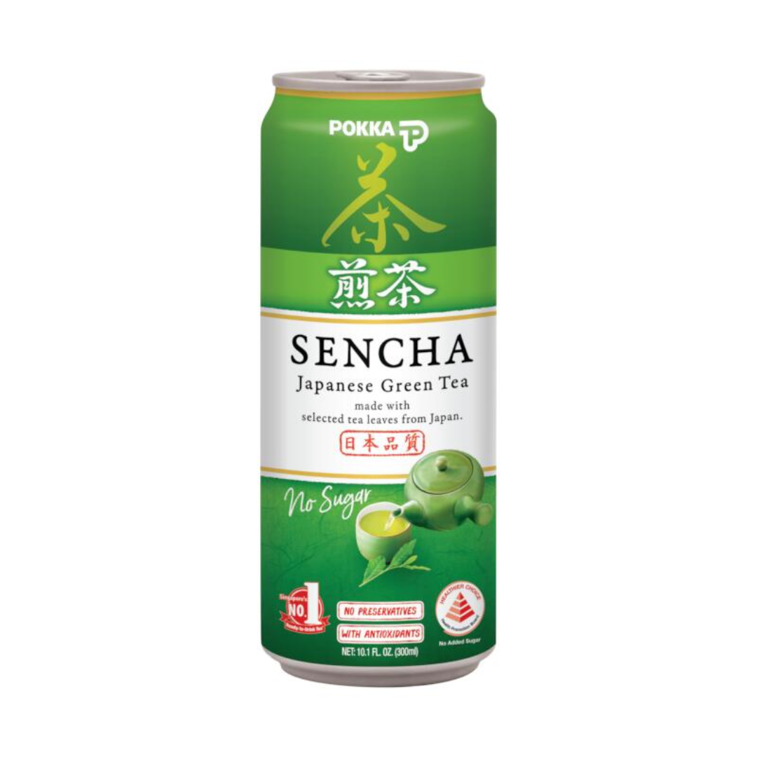POKKA Sencha (No Sugar) Sleek Can 300ml×24ea