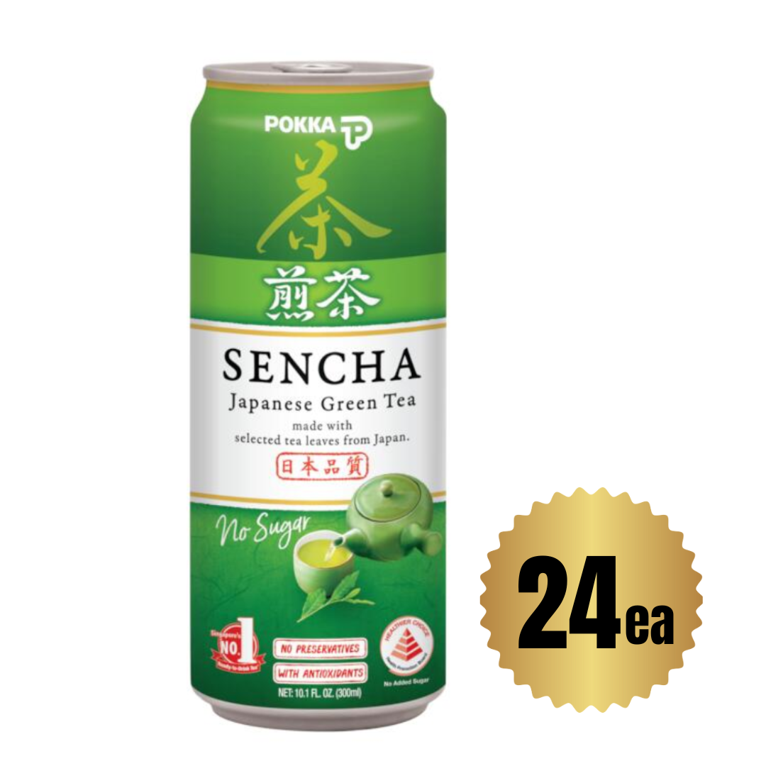 POKKA Sencha (No Sugar) Sleek Can 300ml×24ea
