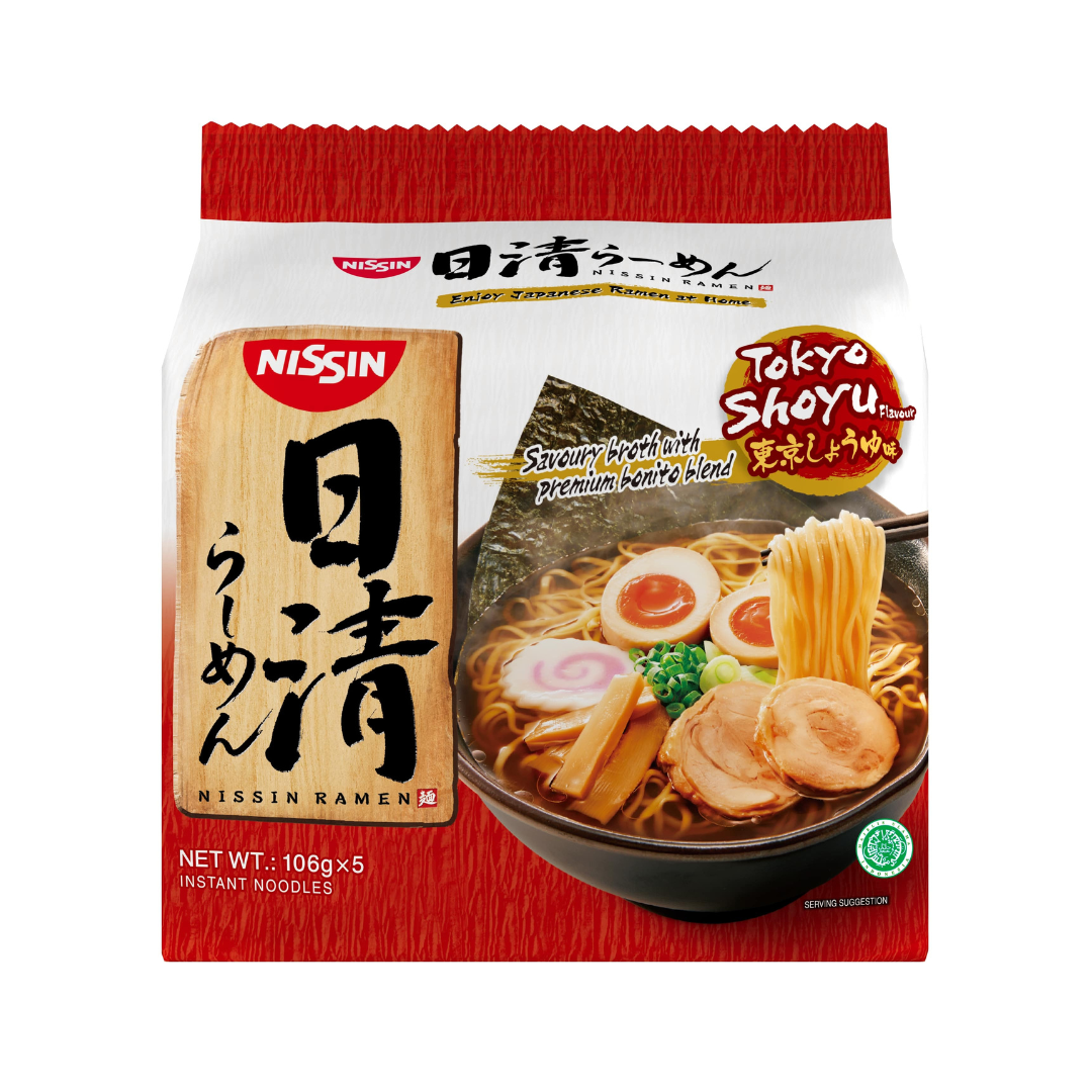 NISSIN Tokyo Shoyu Flavour 5pks 530g