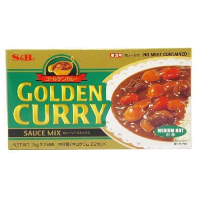 S&B Golden Curry Medium Hot 1kg