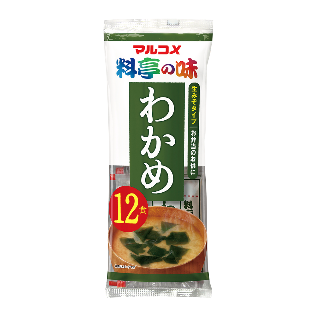 Ryotei no Aji Quick Serve Miso Soup Wakame 12pc