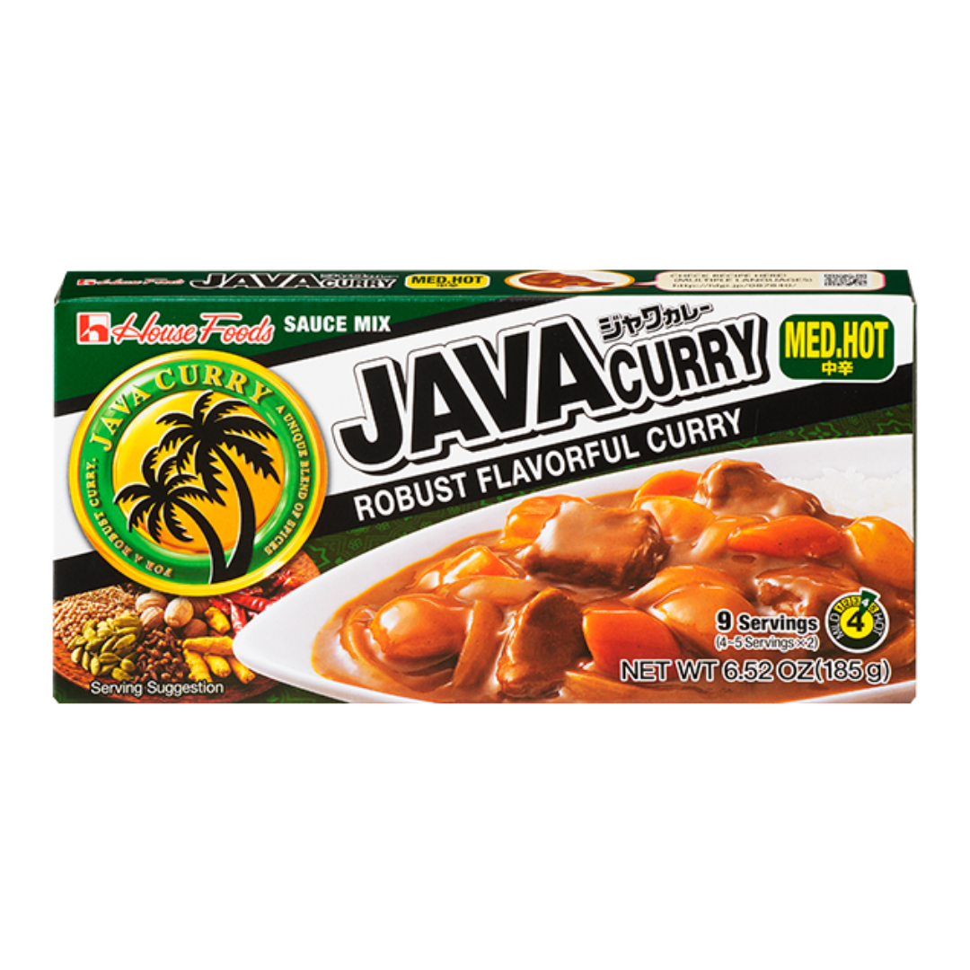 Java Curry Mideum Hot 185g (Expired 14/Dec/2021)