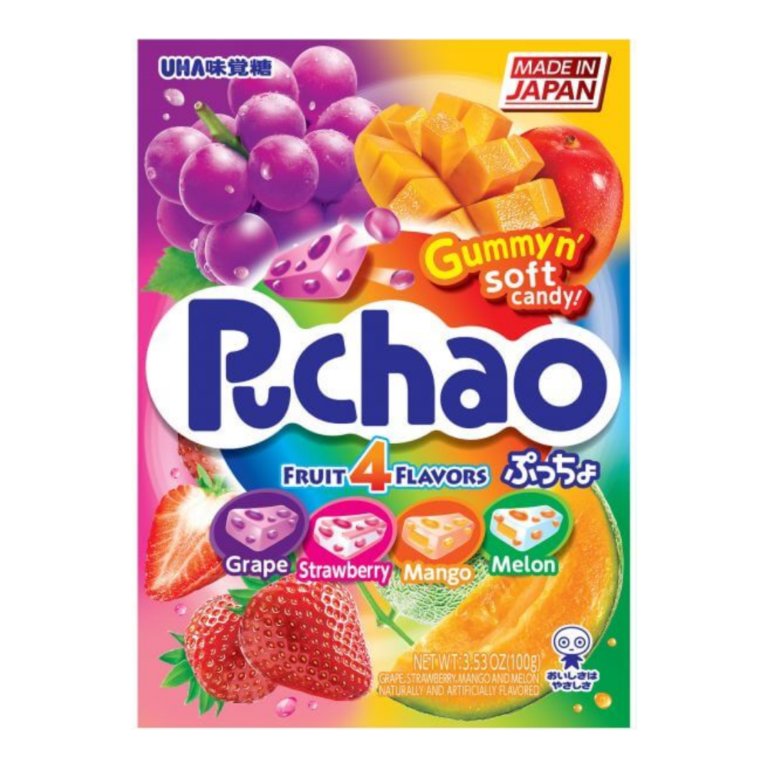 Puchao Bag Fruit 4 Flavours 100g