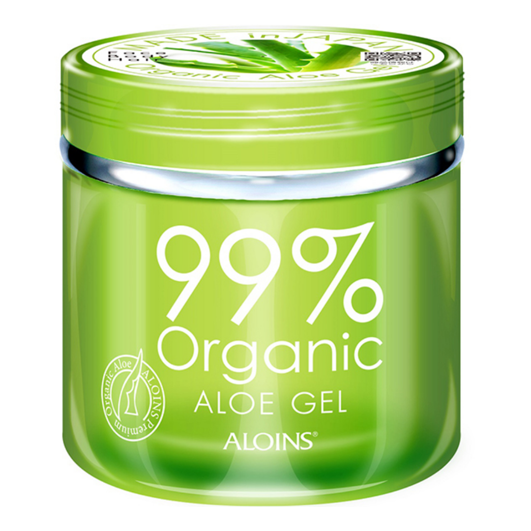 ALOINS 99% Organic Aloe Gel for Body Face Hair 210g