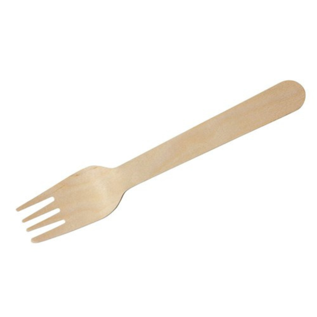 Wooden Fork 160mm 100pc